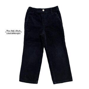 E-Land Boys 4T Navy Corduroy Dress Pants Slacks